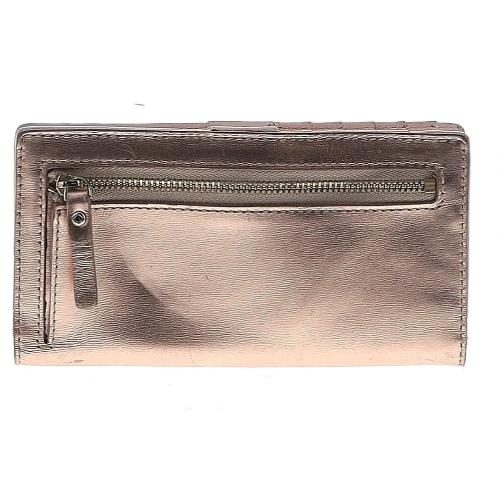 Kate Spade STORY BOOK rose Gold Metallic Wallet